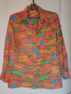 Groovy Vintage Disco Blouse